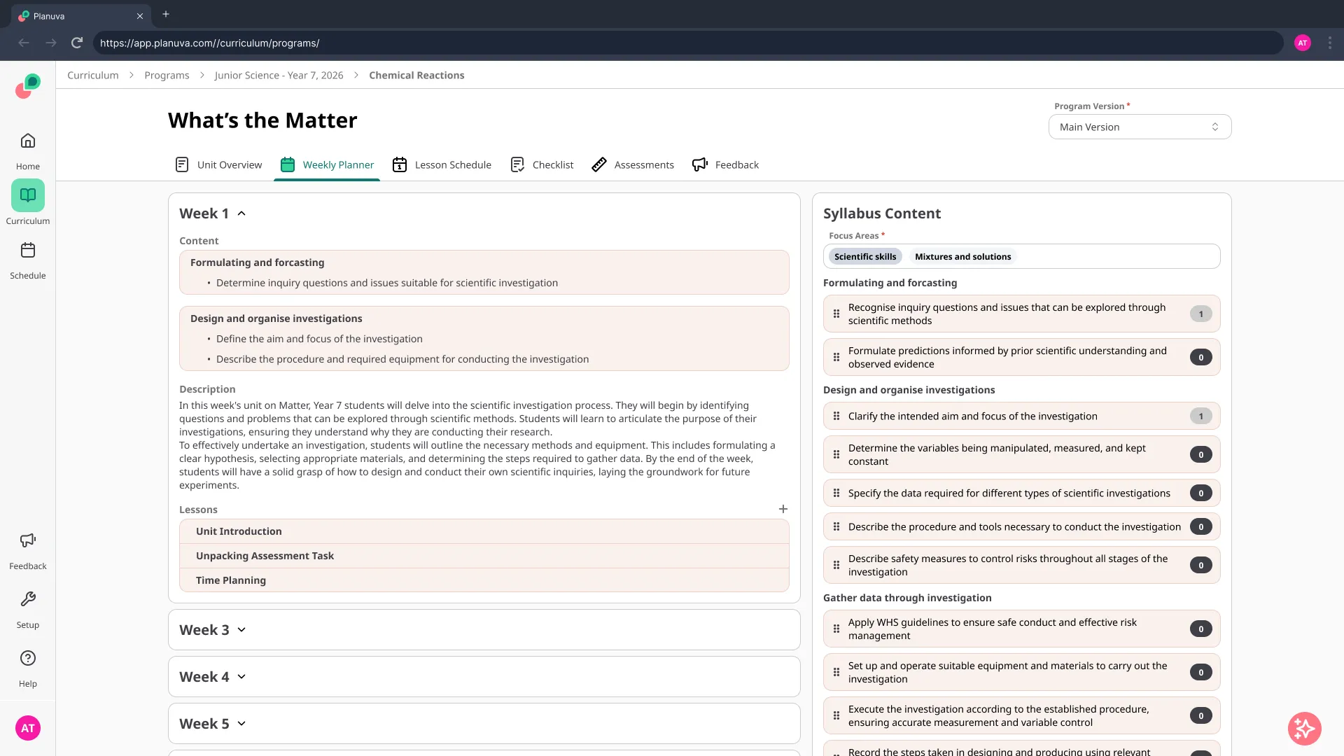 Design exceptional curriculum